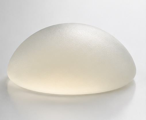 Silicone gel breast implant
