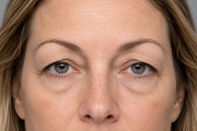 Before and after eyelid surgery