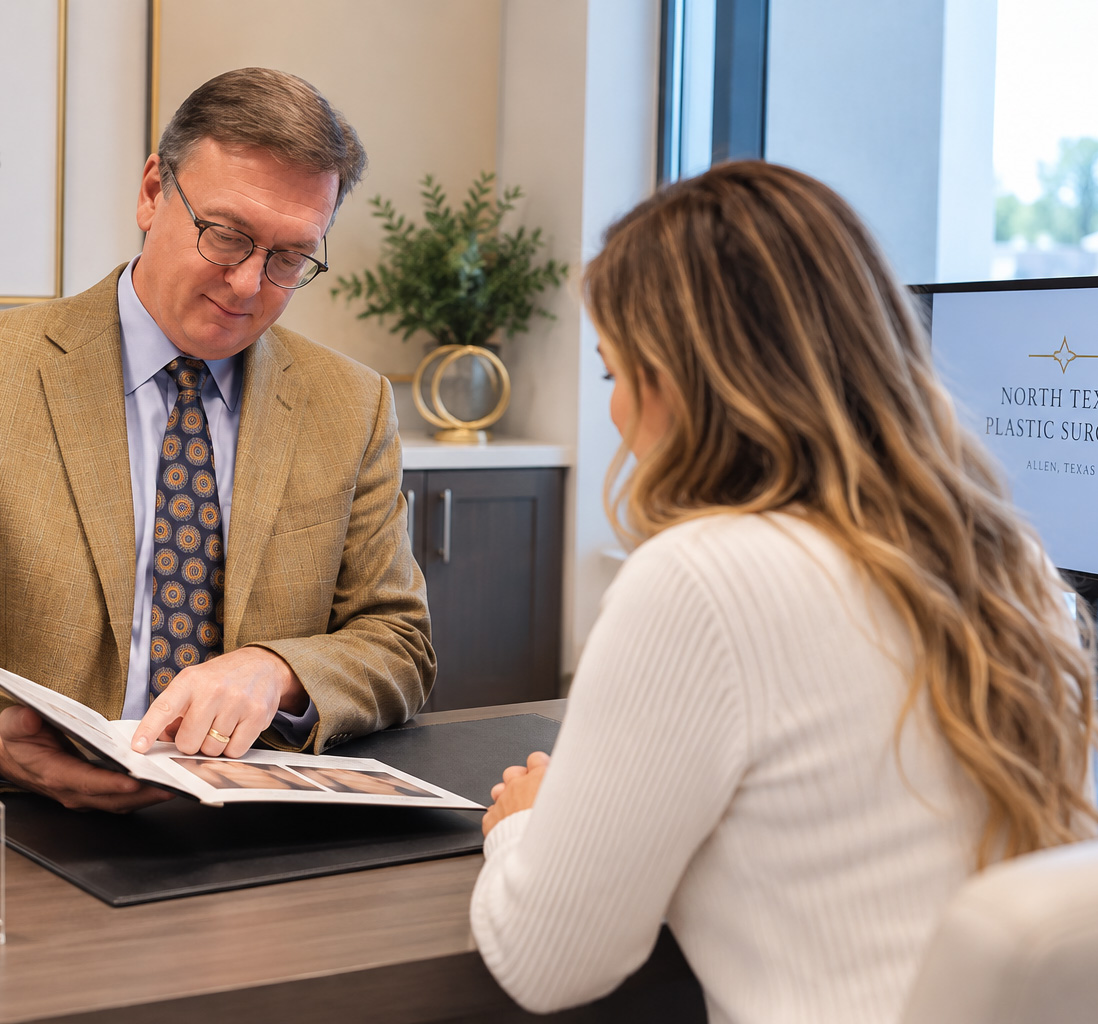 Tummy tuck consultation with Dr. Slack