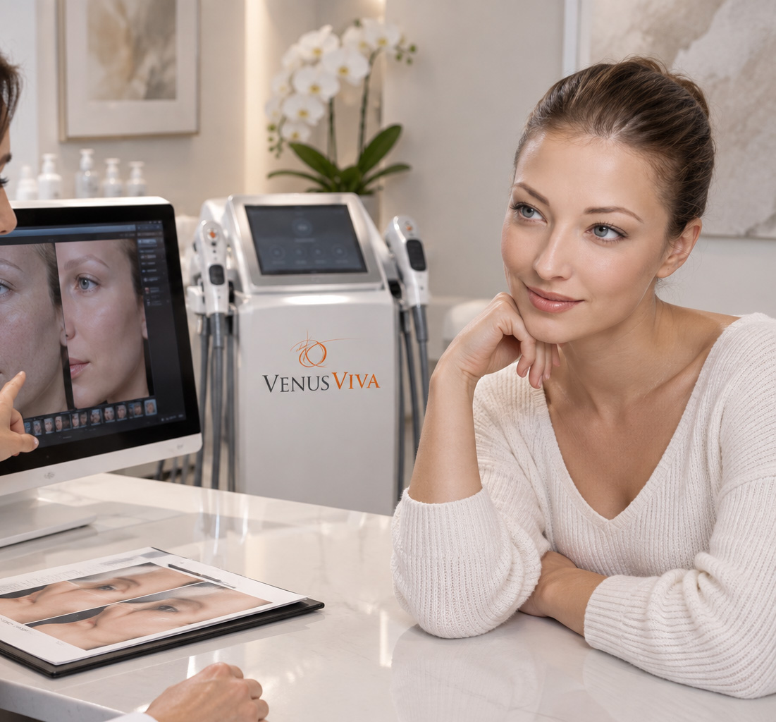 Venus Viva skin resurfacing consultation in Allen Texas